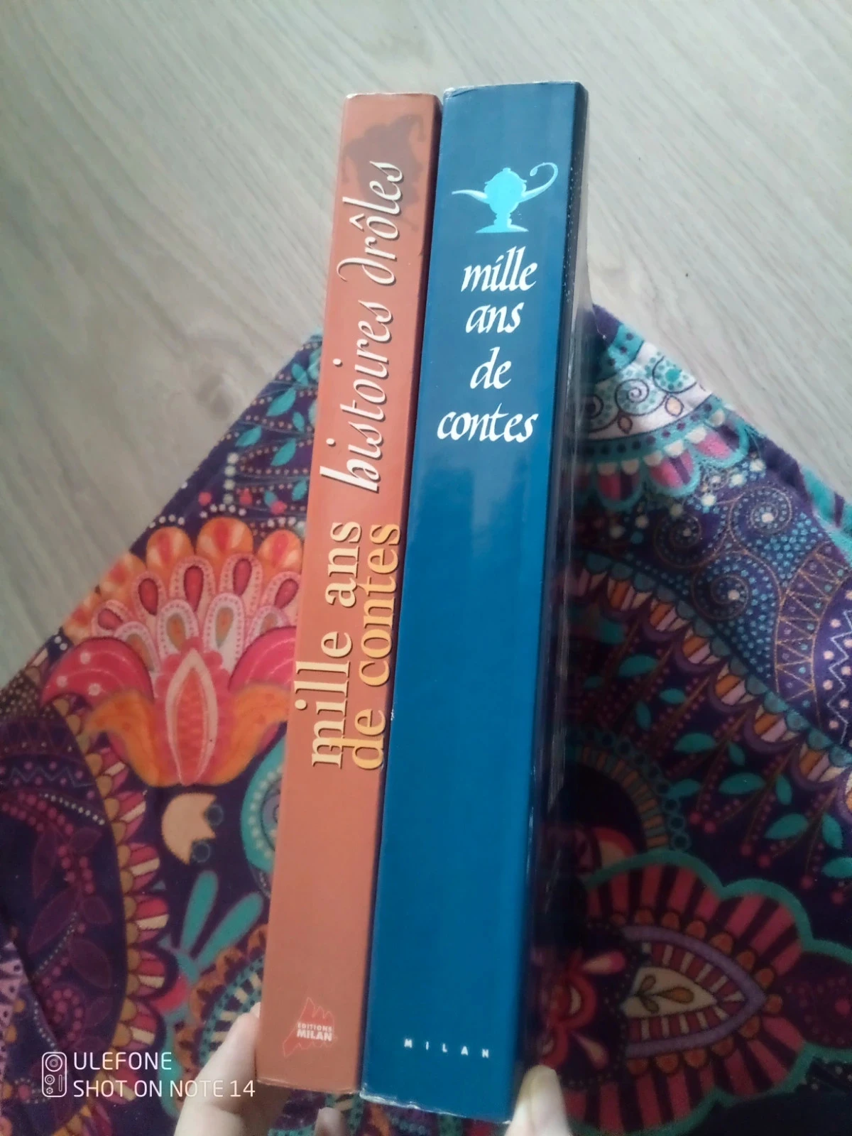 Mille ans de contes, lot de 2 gros livres vintages – photo 2